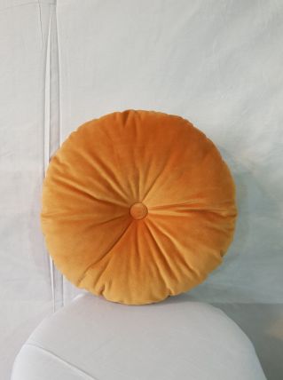 coussin rond velours
