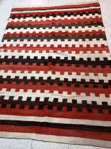 Tapis ancien Américain Navajo fait main, 1B872