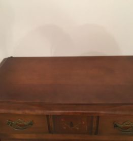 Commode Console  Bois Massif Patiné -3 tiroirs-cache secrete