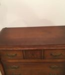 Commode Console  Bois Massif Patiné -3 tiroirs-cache secrete