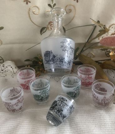 Service à liqueur vintage