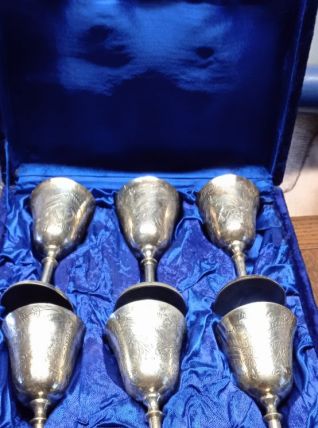 Gobelets à vin en laiton / Brass Wine Goblets