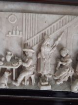 Ancien tableau calcaire St Alyre / Collection déco vintage