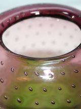 Vase vintage soufflé fraise 