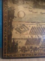 Carte ancienne sur bois