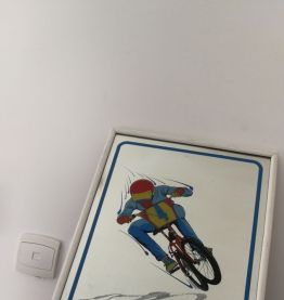 Cadre miroir Publicitaire BMX 