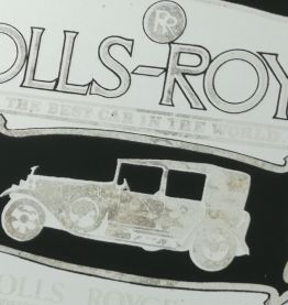 Cadre miroir Publicitaire ROLLS-ROYCE 