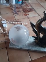 ELEGANTE LAMPE DE CHEVET- VEILLEUSE " BICHE" ART DÉCO
