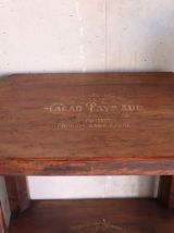 Table d’appoint publicitaire cacao Payraud art déco
