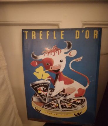 Plaque Trèfle D or.