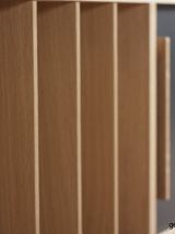 Meuble TV / Enfilade en chêne avec rangements vinyles