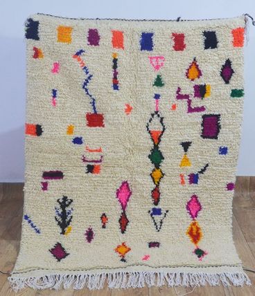 Tapis berbère coloré 152 x 105 cm