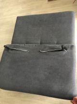 NIO- Banquette convertible 1 place gris anthracite