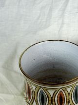 Vase à décor géométrique - JC Malarmey Vallauris