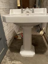 Lavabo sur pied vintage