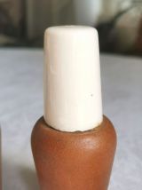 Salière poivrière et pot moutarde vintage 