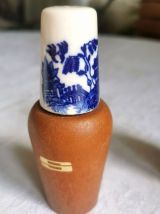 Salière poivrière et pot moutarde vintage 
