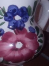 Pichet fait main d Italie en faience