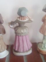 3 statuettes en faience