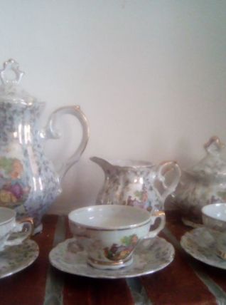 service à café 3 pers.  en porcelaine France