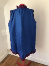 Gilet soie réversible Vintage