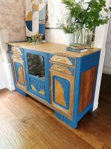 Buffet bleu année 40