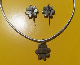 Collier et boucles d'oreilles Philippe Audibert