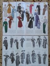 6 numéros "Modes et travaux" 1947