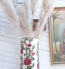 Porte parapluie/vase en céramique emmaillée