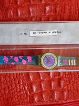 Montre SWATCH 1990 RARE GB 718E  BLUE NEPTUNE 
