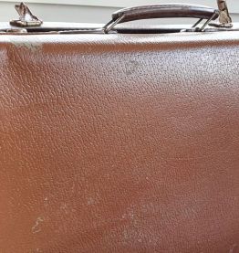 Valise ancienne marron
