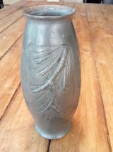 Petit vase "étain d'art" signé F.Cortesi