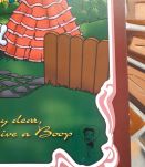 Plaque en tôle Betty Boop.