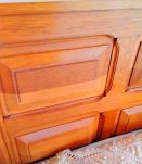 Bois de lit 140 chêne sommier matelas 