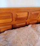Bois de lit 140 chêne sommier matelas 