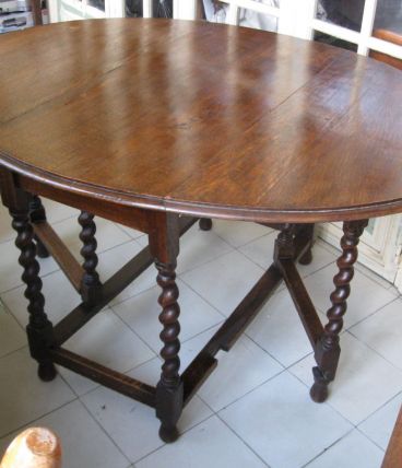 Table Gâte-Légitime Anglaise XVIII° Siècle