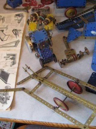 Ancien Lot de Meccano 1936-37
