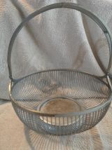 panier cuisine métal tresser 