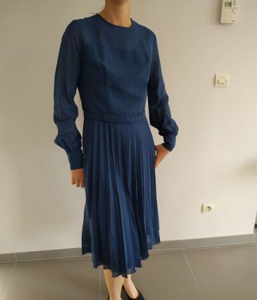 Robe bleue Vintage