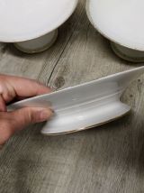 3 plats de présentation / plats à gâteau