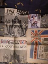 mort georges 6 couronnement elizabeth2 revues livres 1952/53