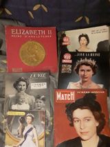mort georges 6 couronnement elizabeth2 revues livres 1952/53