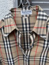 Chemise femme Burberry tartan 38, très bon état