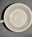 tasse ancienne de bistrot. Avec joli motif