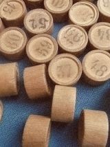 pions de loto vintage , Complet