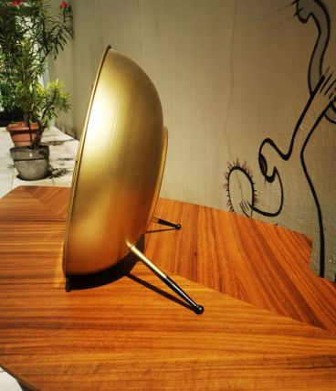 Miroir rond métal