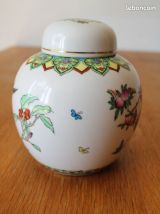 Authentique bonbonnière chinoise céramique années 60/70