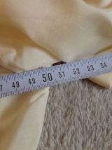chemisier blouse soie beige manche courte et col lavallière