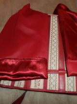Sac a main , seau , bandoulière , LANCEL Elsa , cuir , vinta