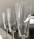 Flûtes à champagne cristal